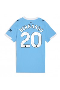 Fotbalové Dres Manchester City Bernardo Silva #20 Dámské Domácí Oblečení 2025-26 Krátký Rukáv